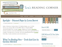 Tablet Screenshot of lorisreadingcorner.com